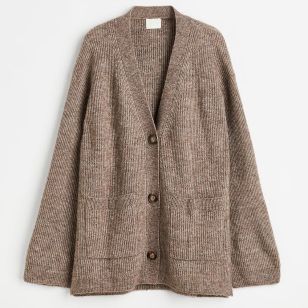 H&M Rib Knit Cardigan Khaite